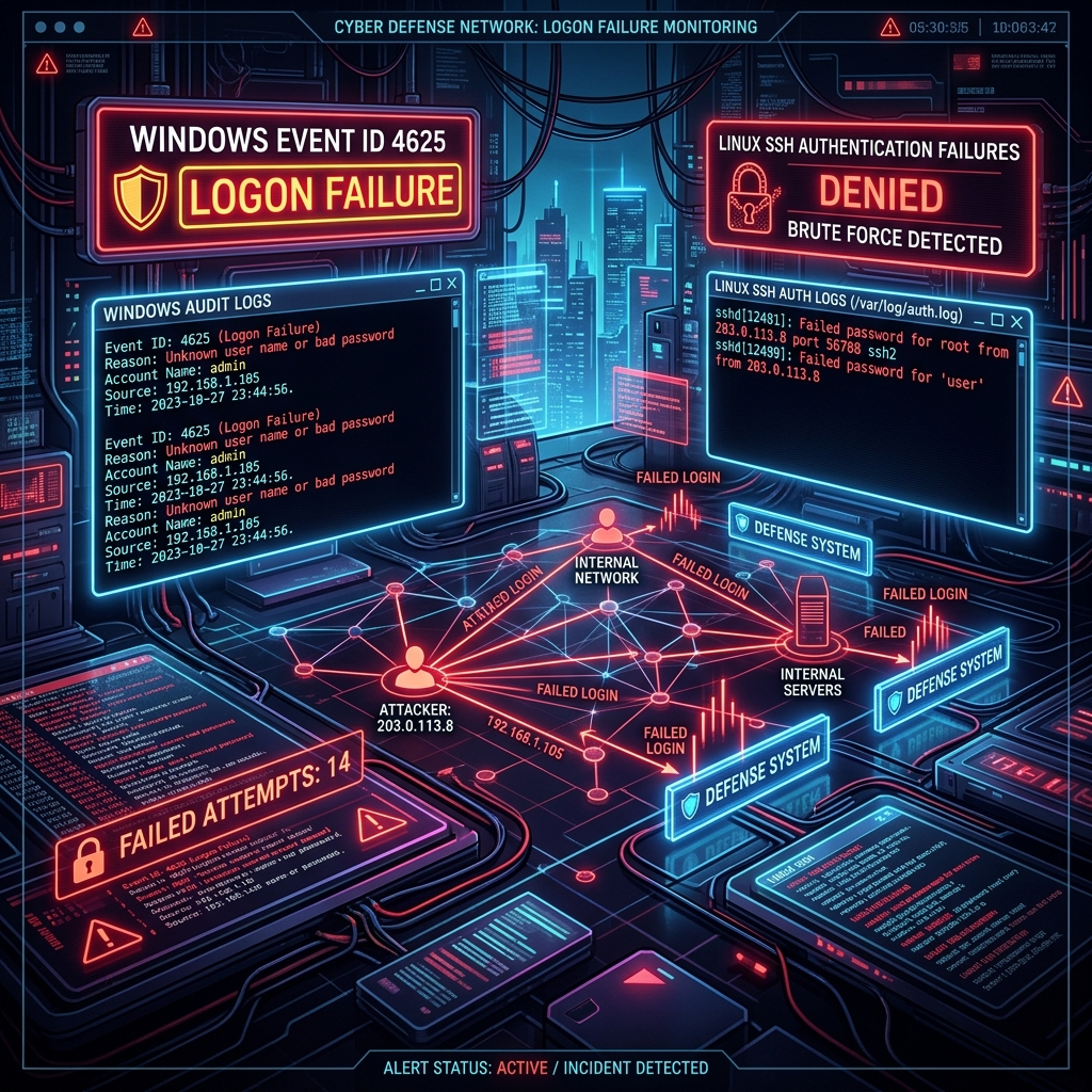 Demystifying Detection: Emulating Windows Event ID 4625 & SSH Login Failures