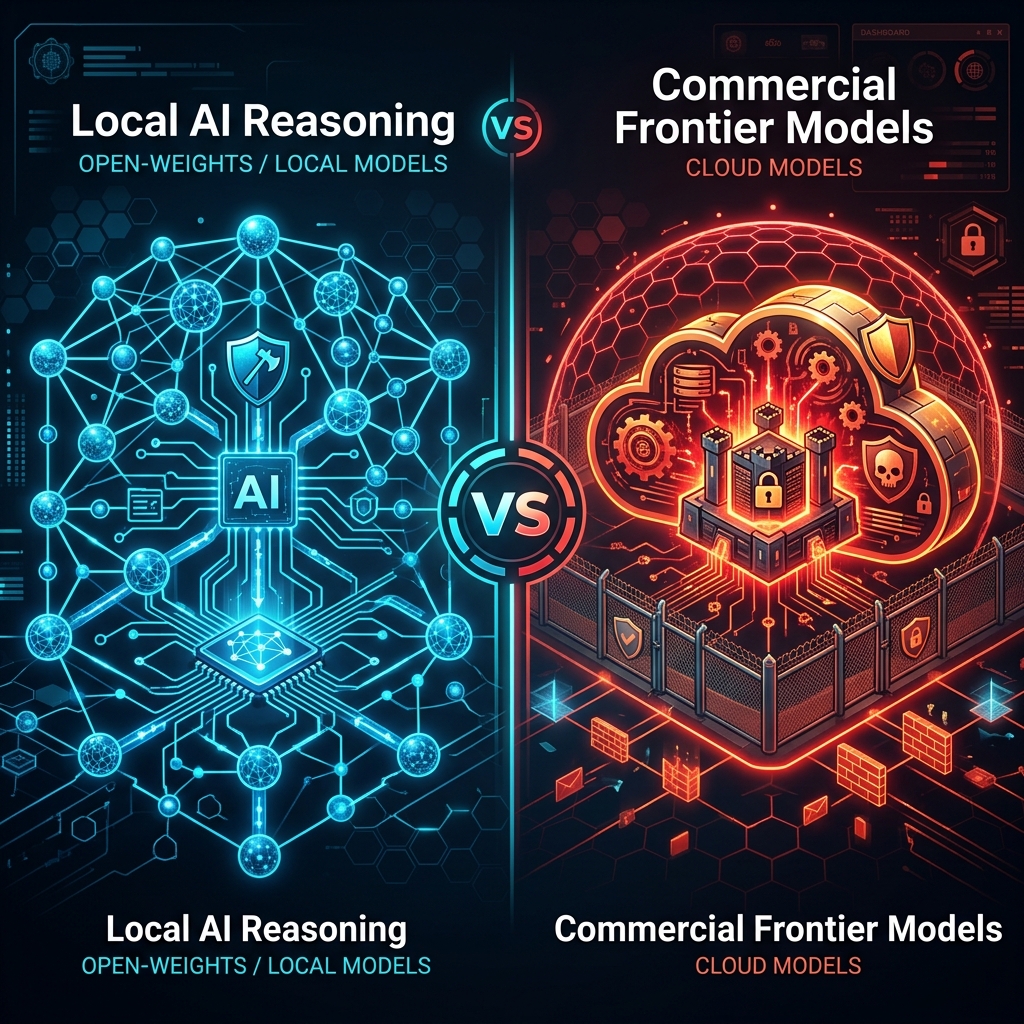 Reasoning Models vs. Frontier Models in Offensive Security Benchmarking